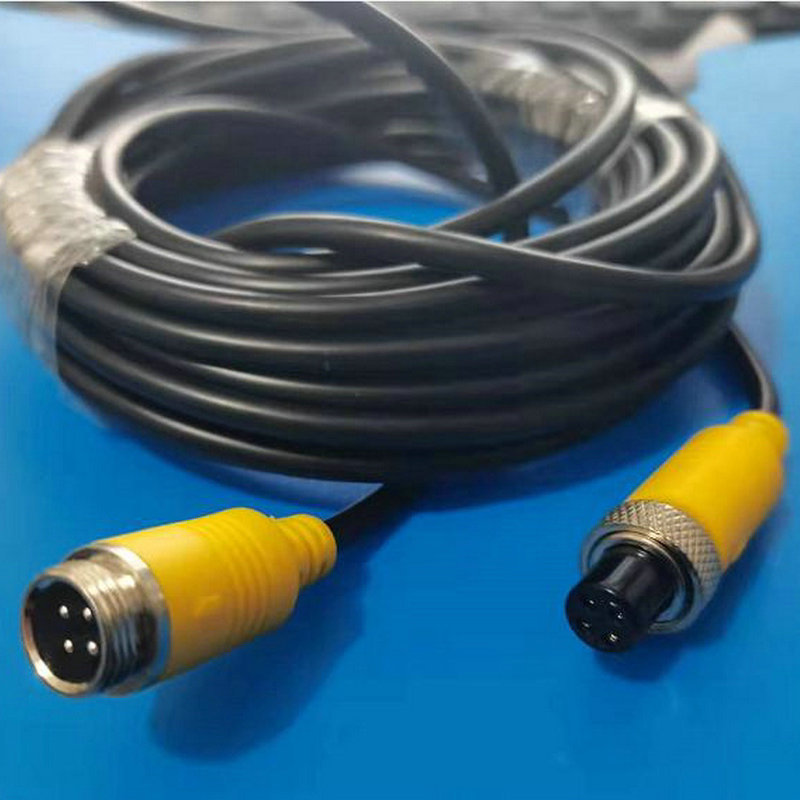 汽车车载监控DVR航空头4PIN连接线 FSVCB-10A DVR连接线