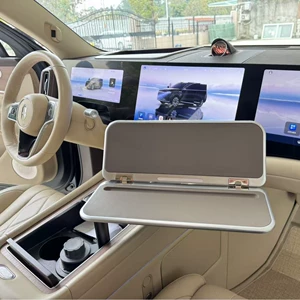 Avtomobil üçün qatlanan masa, saxlama, kompüter və telefon yerləşdirmək üçün