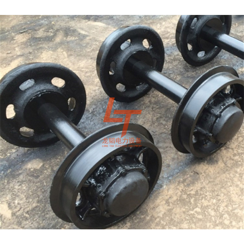 铁道铁路实心轨道轮矿山轨道轮矿用矿车轮隧道小窑车轮地滚轮