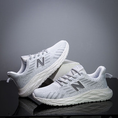 Lightweight Running Shoes for Men and Women - Summer Low-Top Soft Sole Casual Comfort Sports Shoes for Couples - Four Seasons Spring and Summer Comfortable Leisure Shoes