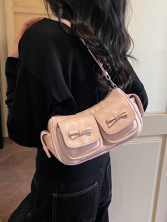 Bolso de verano de moda de mujer de hombro brazo de moda 2026 nuevo nicho de diseño de mujer lujosa bolsa de mochila