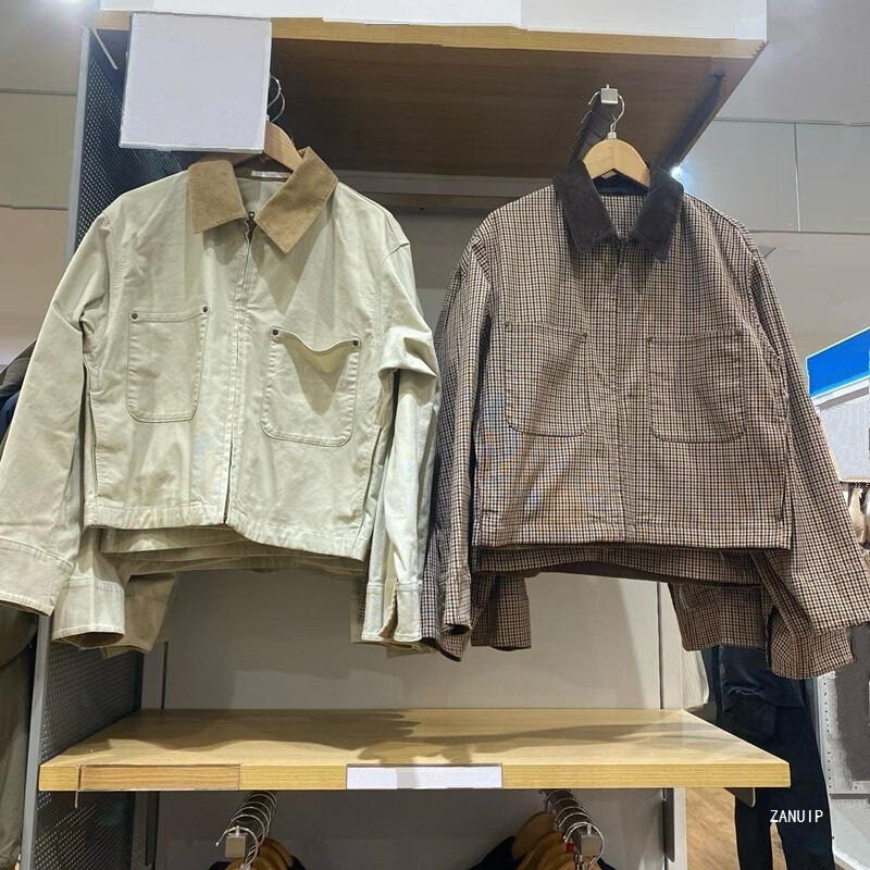 Women's Zipper Short Jacket, Workwear Style, Turn-down Collar Jacket, New Autumn/Winter Model 487516/488787/488785 Women's Zipper Short Jacket, Workwear Style, Turn-down Collar Jacket, New Autumn/Winter Model 487516/488787/488785