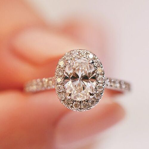 s925 sterling silver high carbon stone proposal pigeon egg ring zircon diamond ring 4 carat oversized diamond ring for women