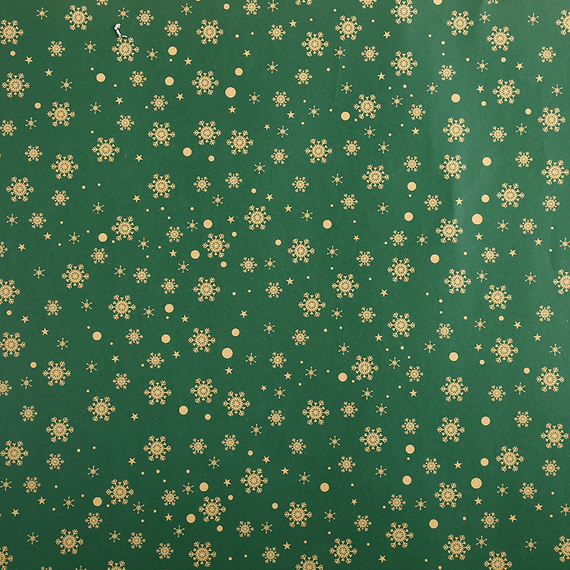 Papel de embalaje de regalo de Navidad espesado papel de embalaje de Navidad al por mayor árbol de Navidad alce regalo caja papel de embalaje