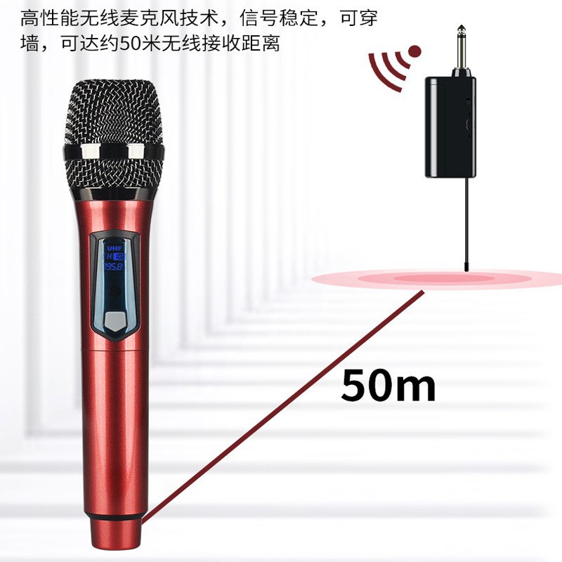Kit de Micrófono Inalámbrico con Tarjeta de Sonido V8 para Transmisión en Vivo y Karaoke