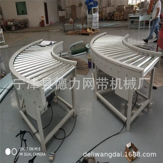 动力转弯滚筒输送线 90度动力滚筒输送机整机 自动输送设备
