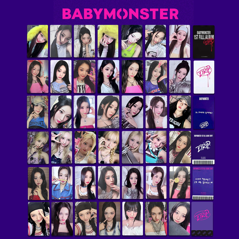 BABYMONSTER treasure monster DRIP peripheral small card YG special small card random card WithMuu K4 special