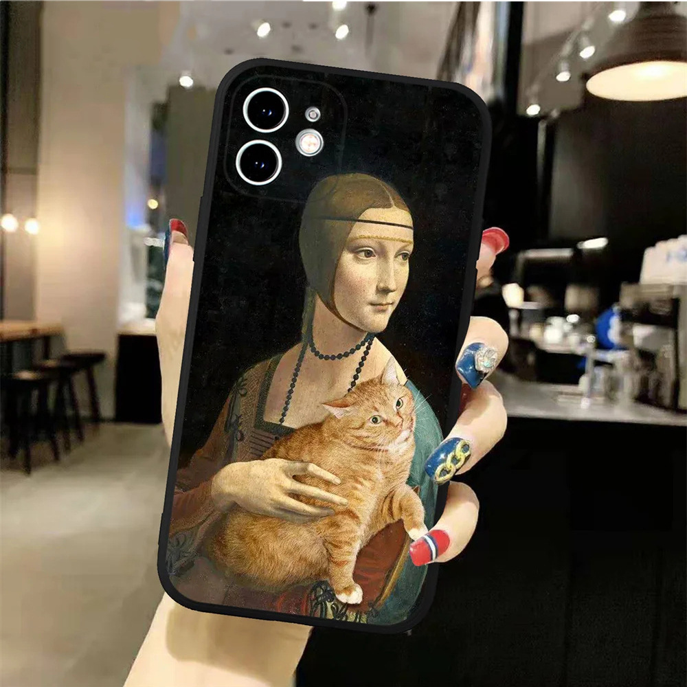 40g Weight iPhone Applicable Brands Phone Cases Classification tpu Material Human, Portrait Pattern Classical, Artistic Style Tpu Human Portrait Classical Artistic Phone Cases Phone Accessories 9