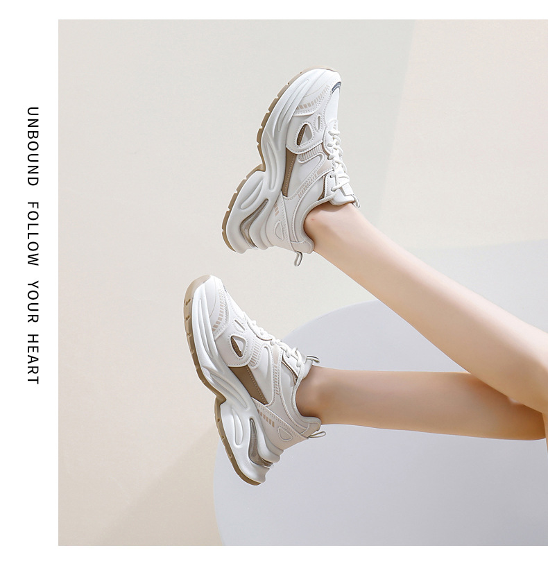 Ins version coréenne mesh papa pour femmes 2024 automne nouvelle étudiante respirante sport chaussures décontractées à la mode HB312_voghion.com