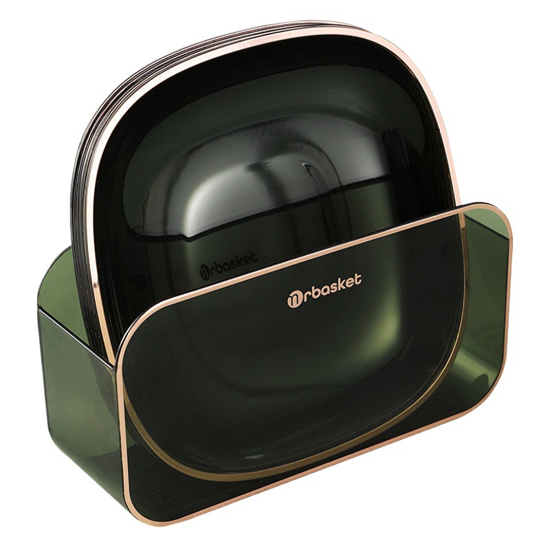 Plato de Mesa para Huesos y Frutas con Base de Plástico de Grado Alimenticio para Hogar image 1