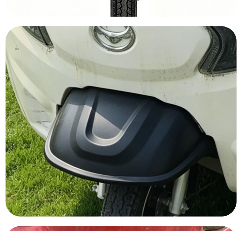 Electric Tricycle Fully Enclosed Semi-Enclosed Canopy Vehicle Mudguard Front Wheel Fender Fitted to the Body Protection Universal Accessories