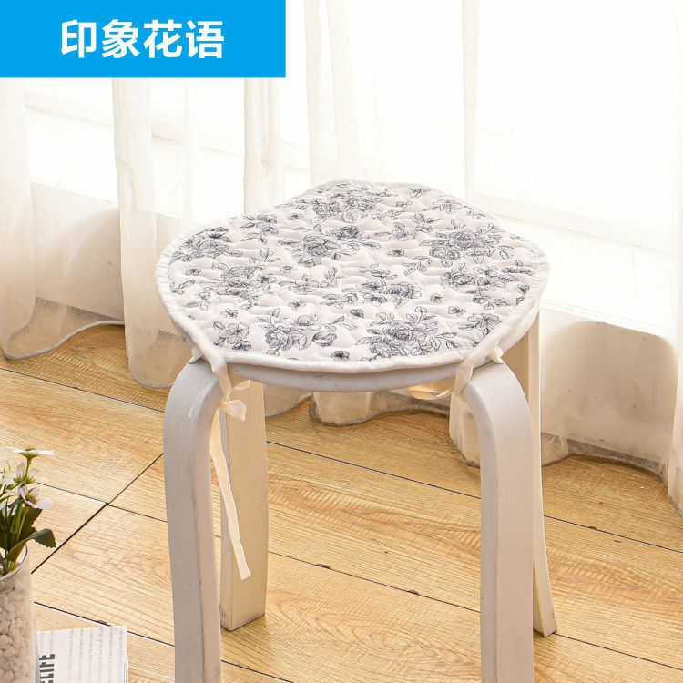 丸腰掛け布芸クッション椅子クッション丸腰掛けセット円形ホテル腰掛けカバー家庭用小型丸腰掛け|undefined