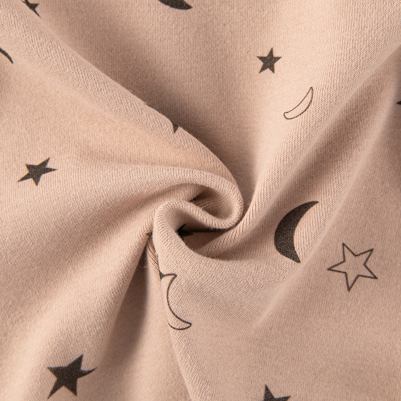 Bebé primavera y otoño ropa de manga larga traje de algodón ropa de bebé niños cintura alta protección del vientre pijamas mameluco del hogar