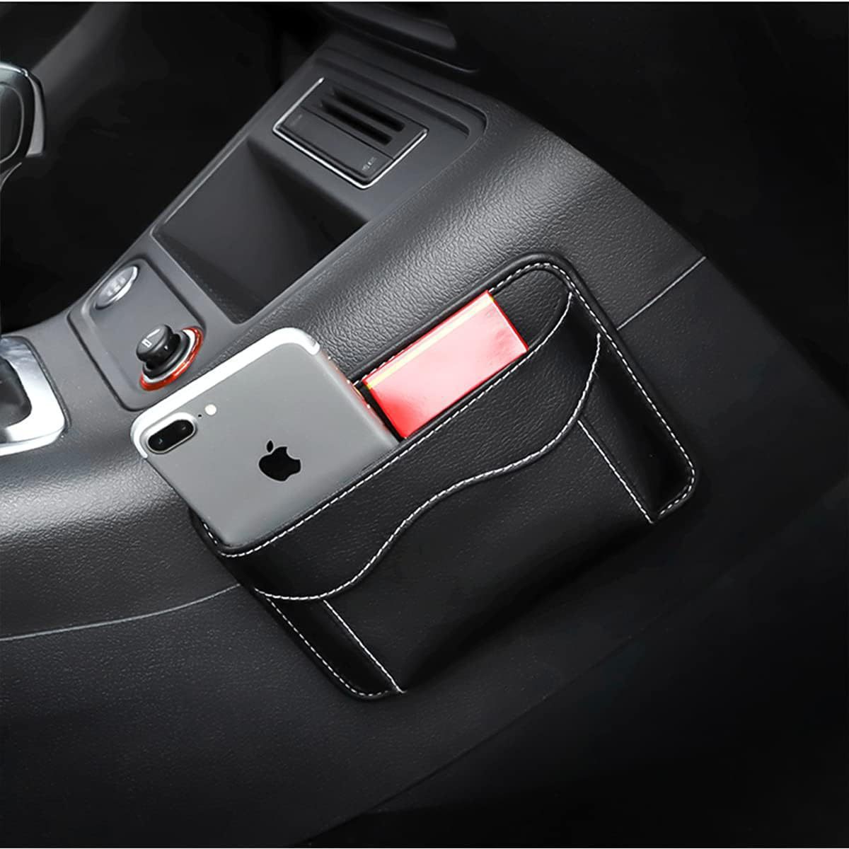 Cross-Border Car Phone Holder, In-Car Adhesive Small Storage Bag, Storage Pouch, Card Holder, Direct from the Factory