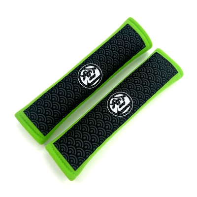 comfortable protective cover in-car supplies – Seat belt shoulder pad - sword-fluorescent-green