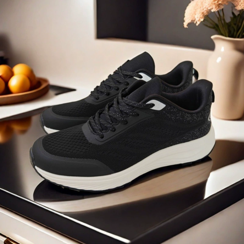 Распродажа оригинальной спортивной обуви Bumashi: дышащие, удобные, нескользящие кроссовки из ткани Flyknit для людей среднего и пожилого возраста, для ходьбы и повседневной носки.