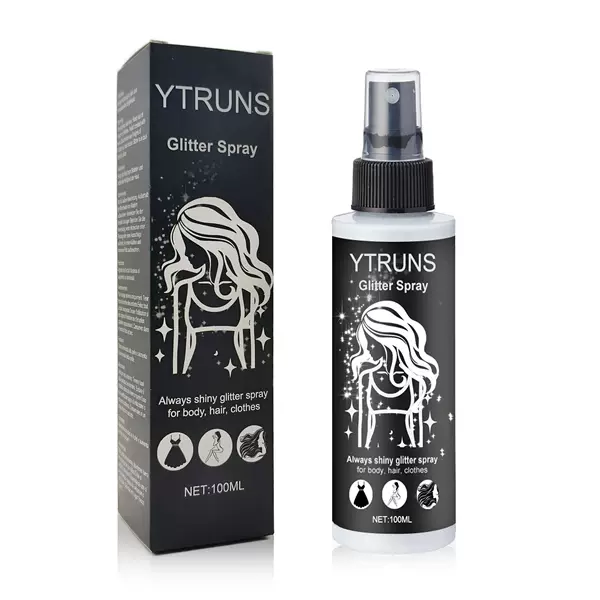 Brightening Glitter Spray 100ml Halloween Party Nightclub Clothes Glitter Spray
