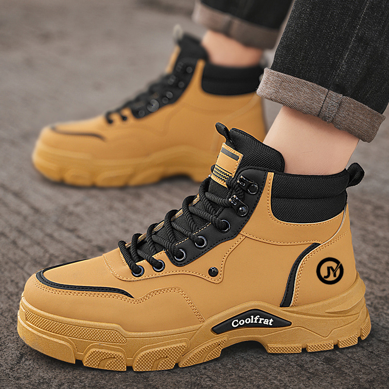 BOTAS Martin de alta gama zapatos masculinos otoño 2025 nuevas tendencias masculinas zapatos de herramientas 100 botas cortas de estilo británico