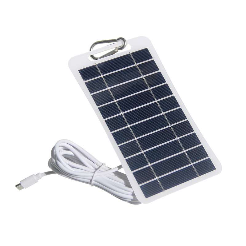 2W5V solar charging board outdoor camera security monitoring solar panel mobile phone charger TYPE-C