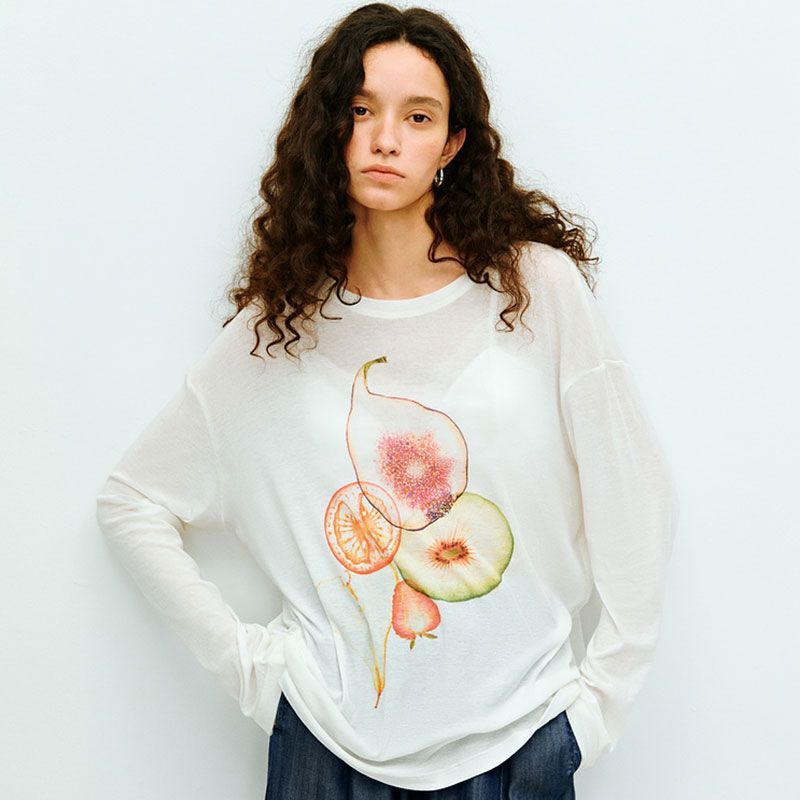 Summer New Style Thin Sunscreen Blouse Slimming Long-sleeved T-shirt Women's Air-conditioning Shirt Casual Loose Lazy Top for Women