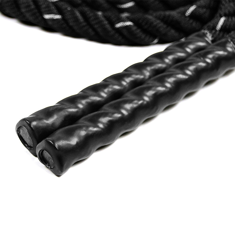 健身负重跳绳 体能肌肉核心训练家用户外甩绳重型跳绳