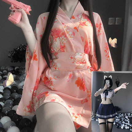 Kimono abrigo + estudiante