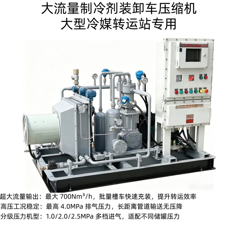 Customizable Large-Flow Refrigerant Compressor, Universal Freon Recovery Compressor Customizable Large-Flow Refrigerant Compressor, Universal Freon Recovery Compressor