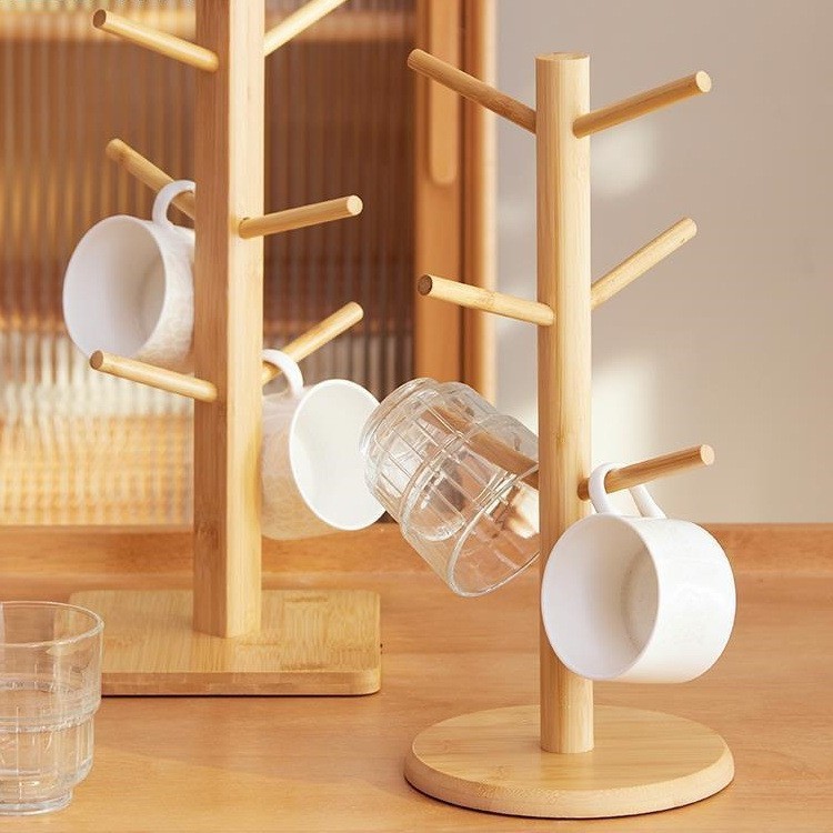 High-End Creative Cup Holder Tea Cup Upside down Drain Ornaments Shelf Home Living Room Desktop Cup Storage Rack