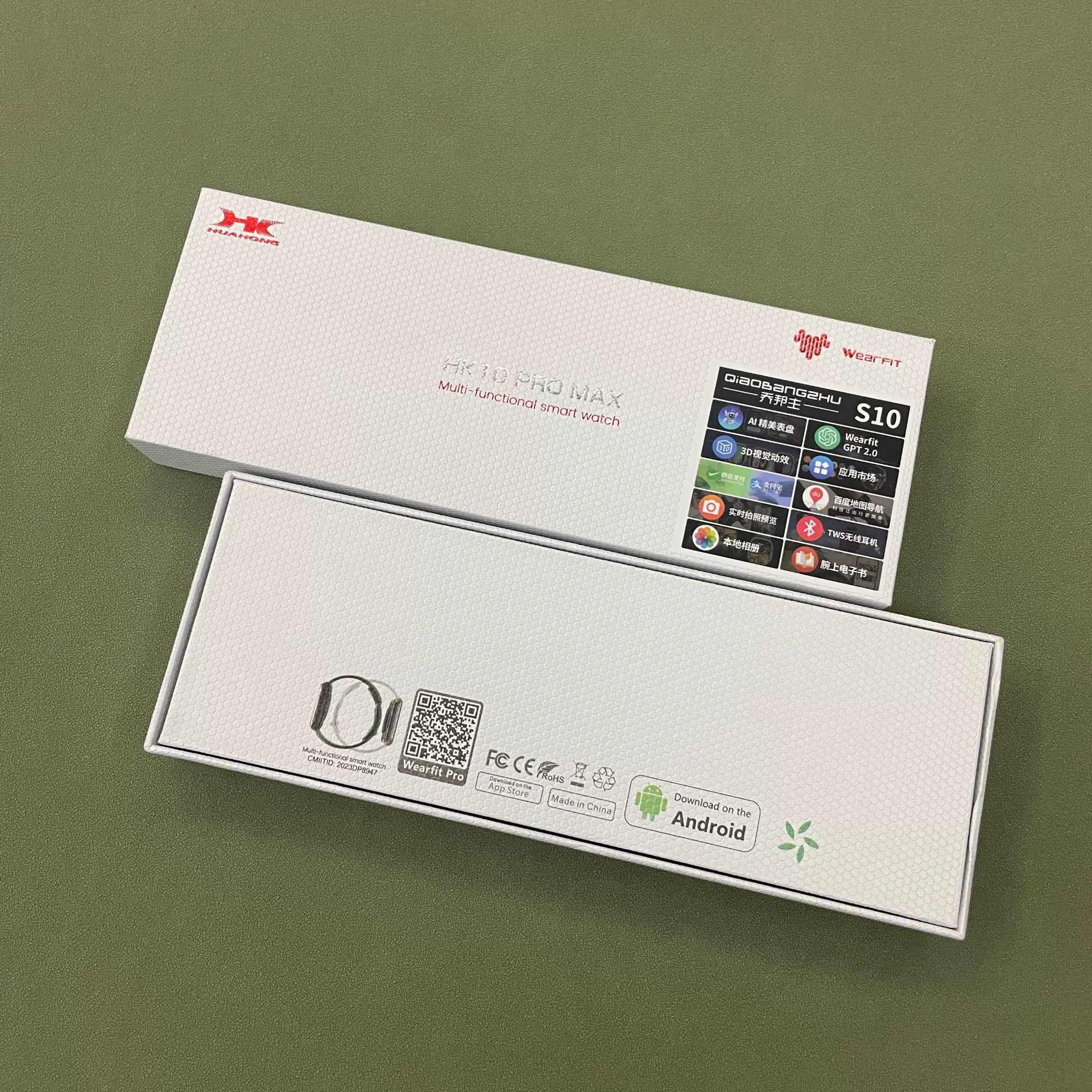 乔帮主 New HK10 Promax Smart Watch Double Payment Map Navigation Local Album and TWS Foreign Trade