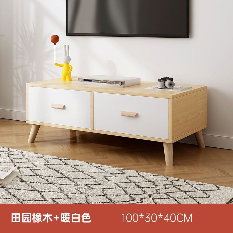 Mueble de TV moderno nórdico, apartamento pequeño, mueble de TV de pierna de madera maciza simple, mueble de pared para el hogar, mueble de TV telescópico, sala de estar