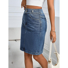 T 44020 High-waist denim midi skirt ��������ţ�г�ȹ�羳