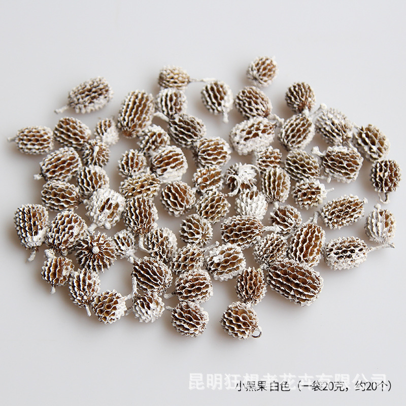Quả nhỏ màu đen trắng (20 gram mỗi túi, khoảng 20 miếng)