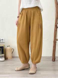 Double Yarn Cotton Soft Fabric Is Loose and Skin-Friendly, Making It Fashionable
