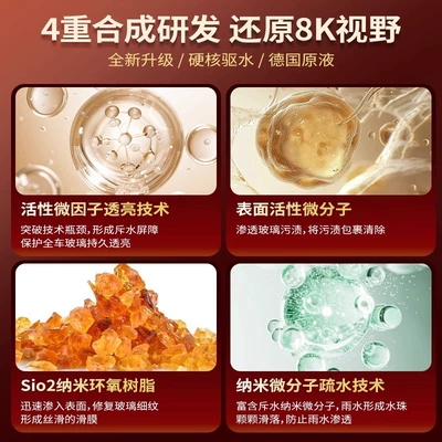 Automotive glass defogging agent, Rain Repellent Spray, Waterproof and