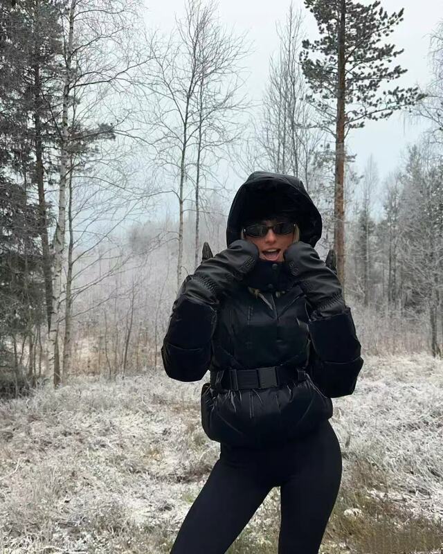 alo肯豆同款滑雪服户外防水防风保暖秋冬款时髦百搭羽绒滑雪服|undefined