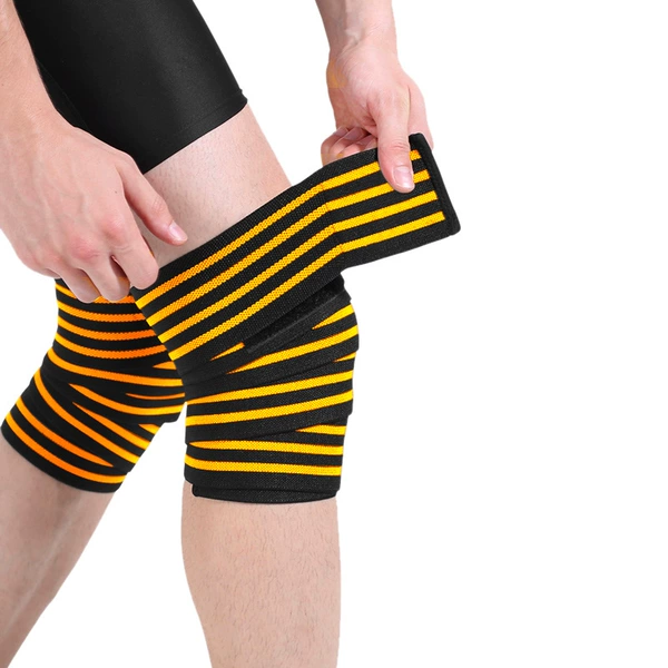 4 stripes knee pad single [yellow]