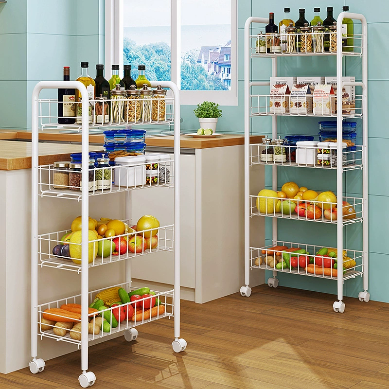 Storage system, multilayer cart, simple bookshelf for bed for bedroom