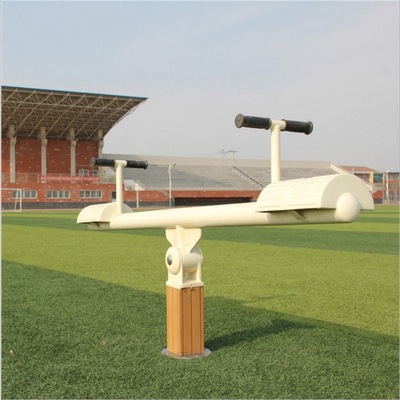 户外健身器材 塑木健身路径 跷跷板 三人转腰 社区公园学校体育