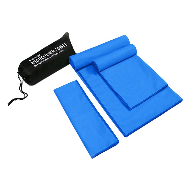 Toalla especial para hombres de color sólido con logotipo fijo Toalla absorbente de sudor de playa portátil Toalla deportiva de microfibra absorbente