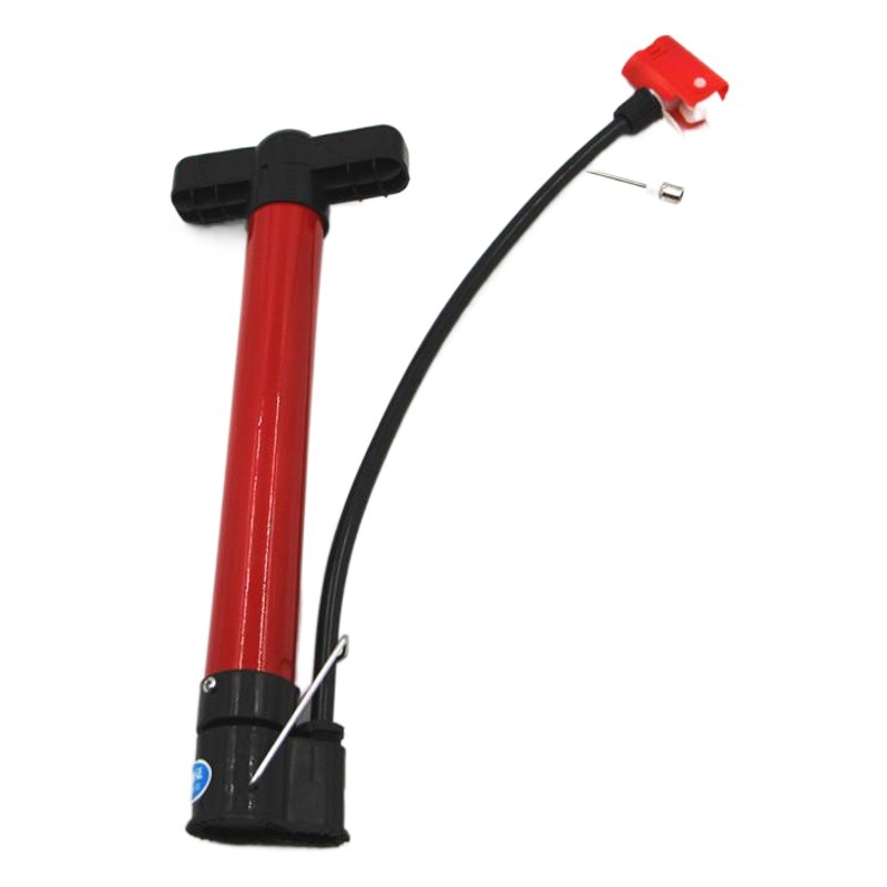 27cm Portable Mountain Bike American Mouth Manual Pump with Ball Needle Basketball Balloon Household Pump