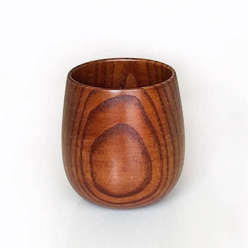 Venta directa de fábrica retro taza portátil anti-escaldado creativo gran vientre taza de aislamiento taza de madera en stock al por mayor gran cantidad descuento