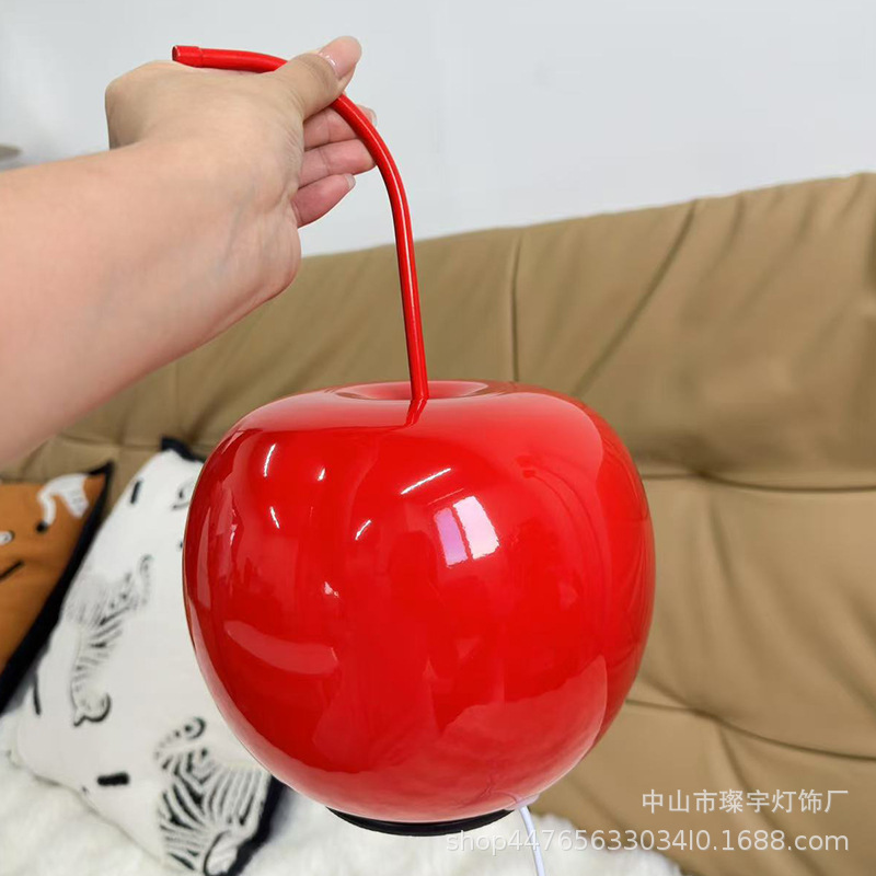 熟したチェリー装飾テーブルランプナイトライト寝室のベッドサイド雰囲気ライトテレビキャビネットワインキャビネット子供部屋チェリーテーブルランプ|undefined