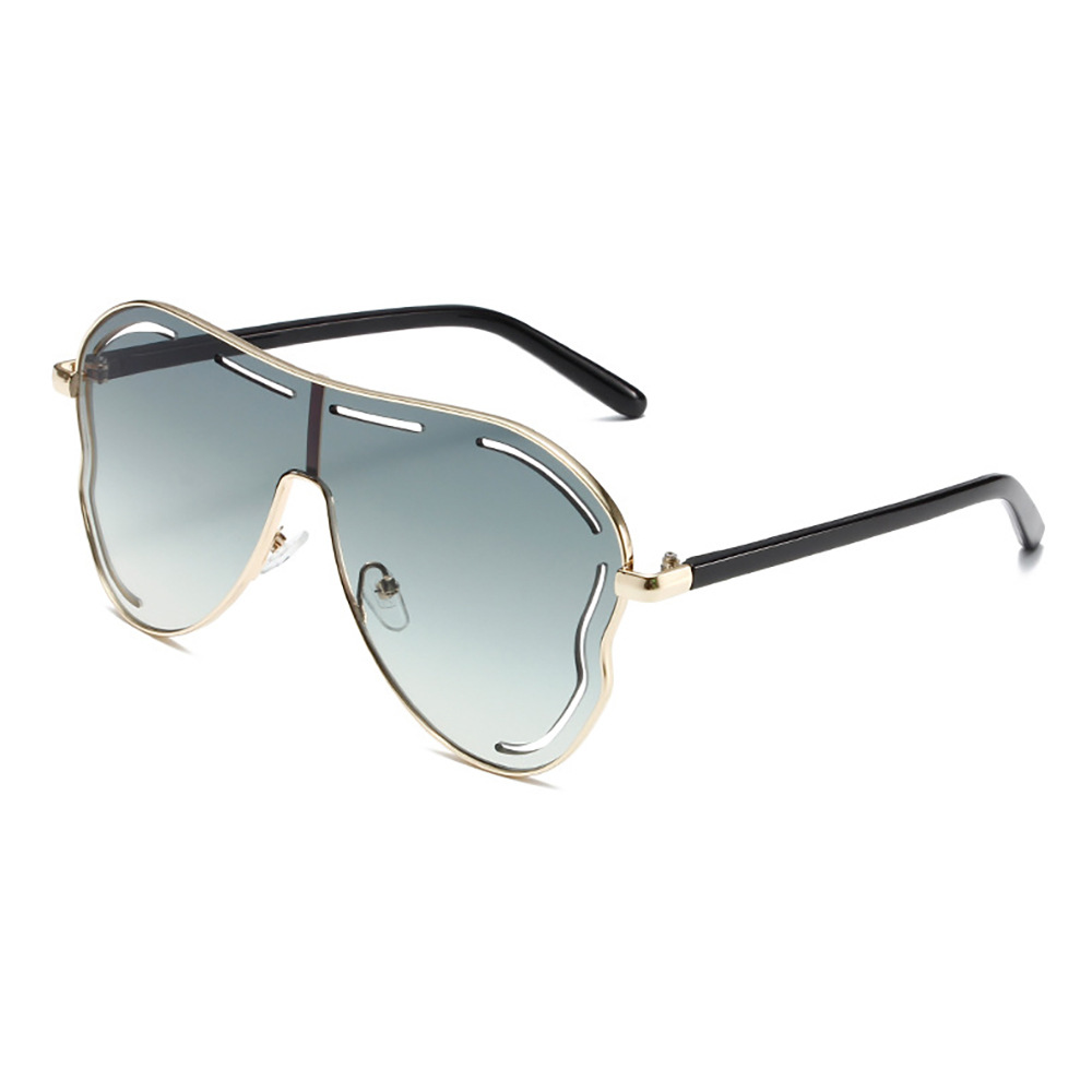 Película doble verde con marco dorado