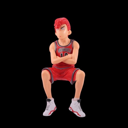 Slam Dunk Toys Sakuragi Hanamichi Anime Figure Model Control Panel Creative Decor Kagami Ryo Car Dashboard Ornament