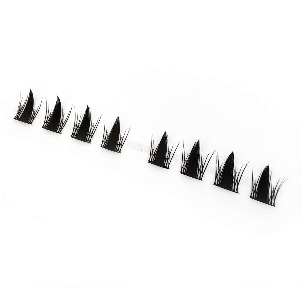 Fábrica directa venta en caliente al por mayor pestañas falsas trilogía bajo las pestañas de flores de sol productos semiacabados puros pestañas salvajes