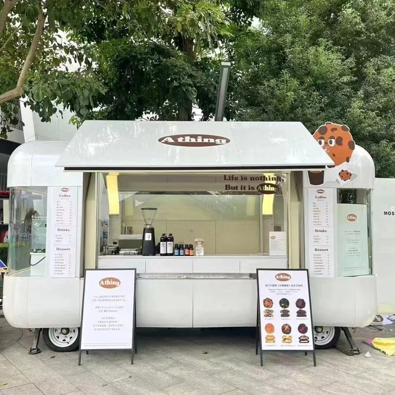 Multifunctional Dining Cart, Mobile Stall, Snack Cart, Cold Drink, Milk Tea and Coffee Cart, Scenic Spot Internet Celebrity Cold Drink and Milk Tea Sales Cart Multifunctional Dining Cart, Mobile Stall, Snack Cart, Cold Drink, Milk Tea and Coffee Cart, Scenic Spot Internet Celebrity Cold Drink and Milk Tea Sales Cart