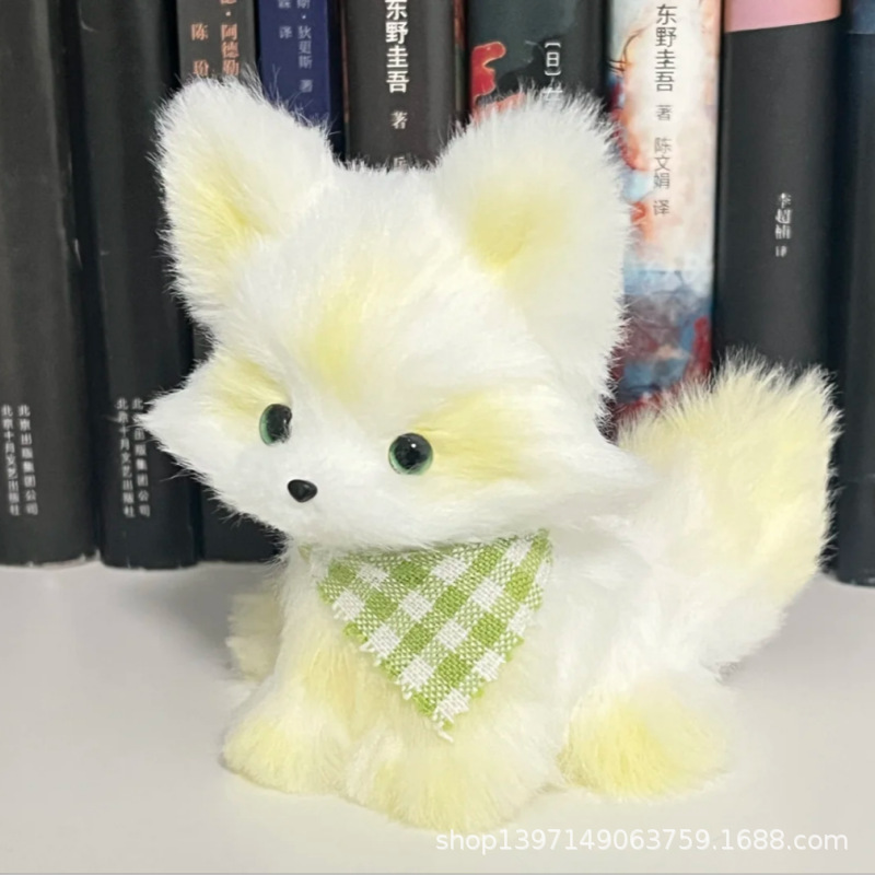 ねじり棒のキツネちゃんDIY材料バッグは簡単で、デスクトップに誕生日プレゼントをプレゼントします。|undefined