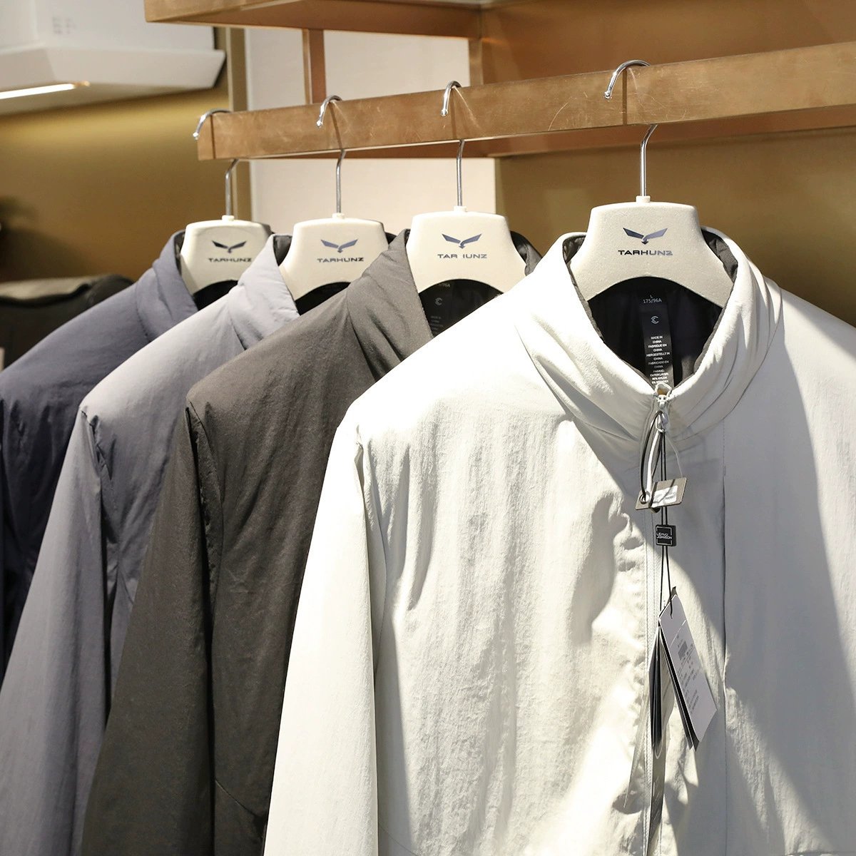 Bird серии 2024 осень и зима новый высококачественный мужской бизнес досуг тонкий P хлопок теплая хлопчатобумажная одежда на открытом воздухе