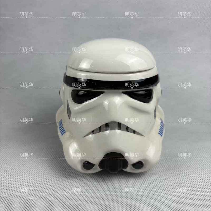 Taza de guerrero blanco Star Wars