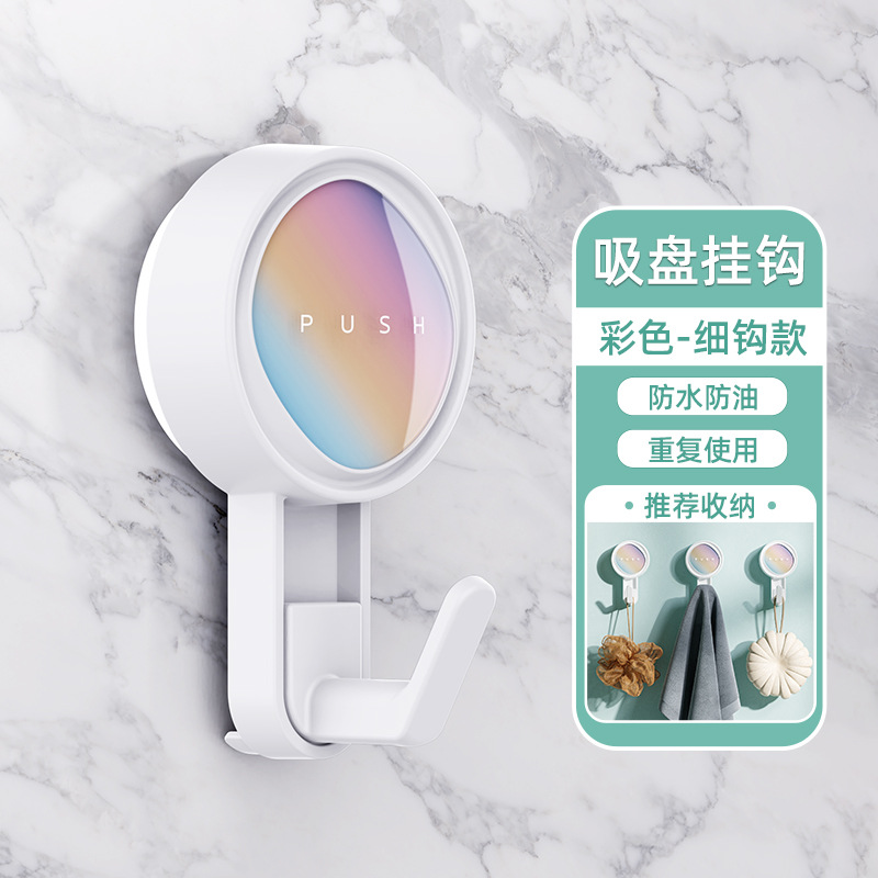 Gancho de ventosa Gancho de viscosa fuerte Sin perforación Hogar vacío sin costuras Gancho de pared trasero de puerta de soporte de carga fuerte